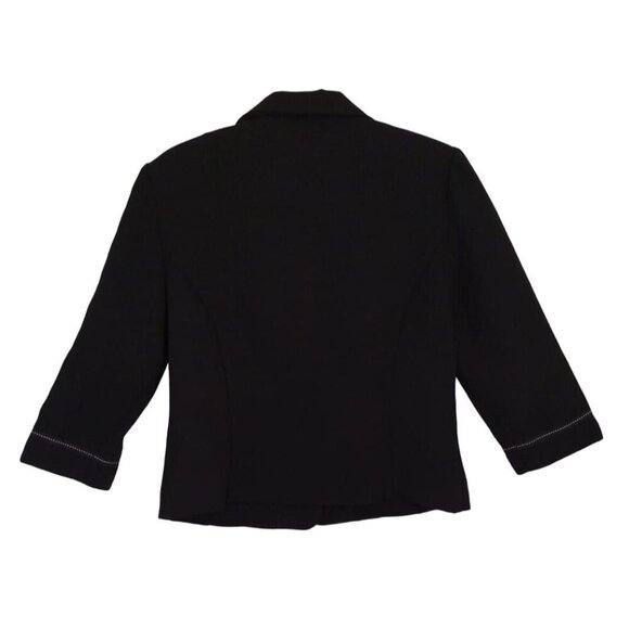 Black polyester blazer, for women, K & Company, size 14, Good Condiction. - Picture 2 of 10